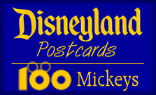 Disneyland Postcards: 100 Mickeys