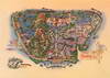 Disneyland Map, Sam McKim - 1958