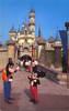Mickey and Goofy in front of Castle