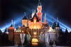 Sleeping Beauty Castle at night