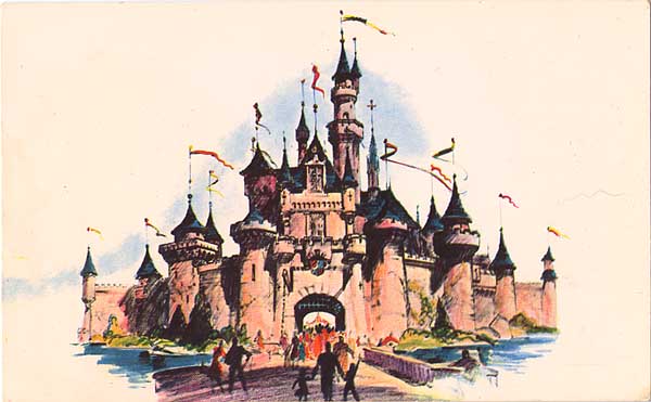 Sleeping Beauty Castle concept drawing - P11892 (#17)