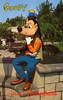 Goofy in front of Castle