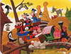 Mickey and friends on Big Thunder Mountain