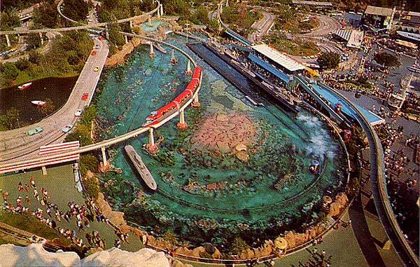 Tomorrowland Arial View - newer card