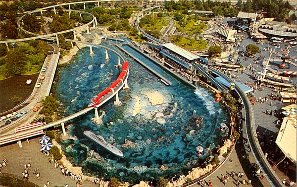 Tomorrowland Arial View - older card