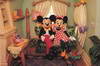 Mickey and Minnie inside her house